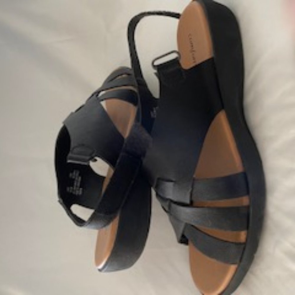 Women's Black Dress Sandal - Size 10 1/2